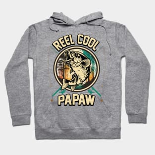 Reel Cool Papaw Fishing Gift Hoodie